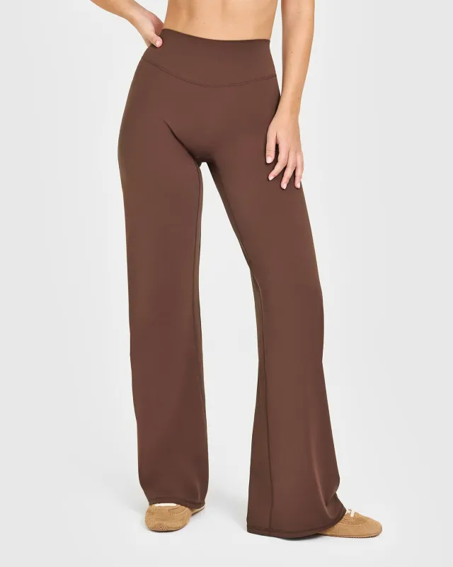 SoftMotion™ Straight Leg Bottoms | Espresso Brown sold by Oner Active