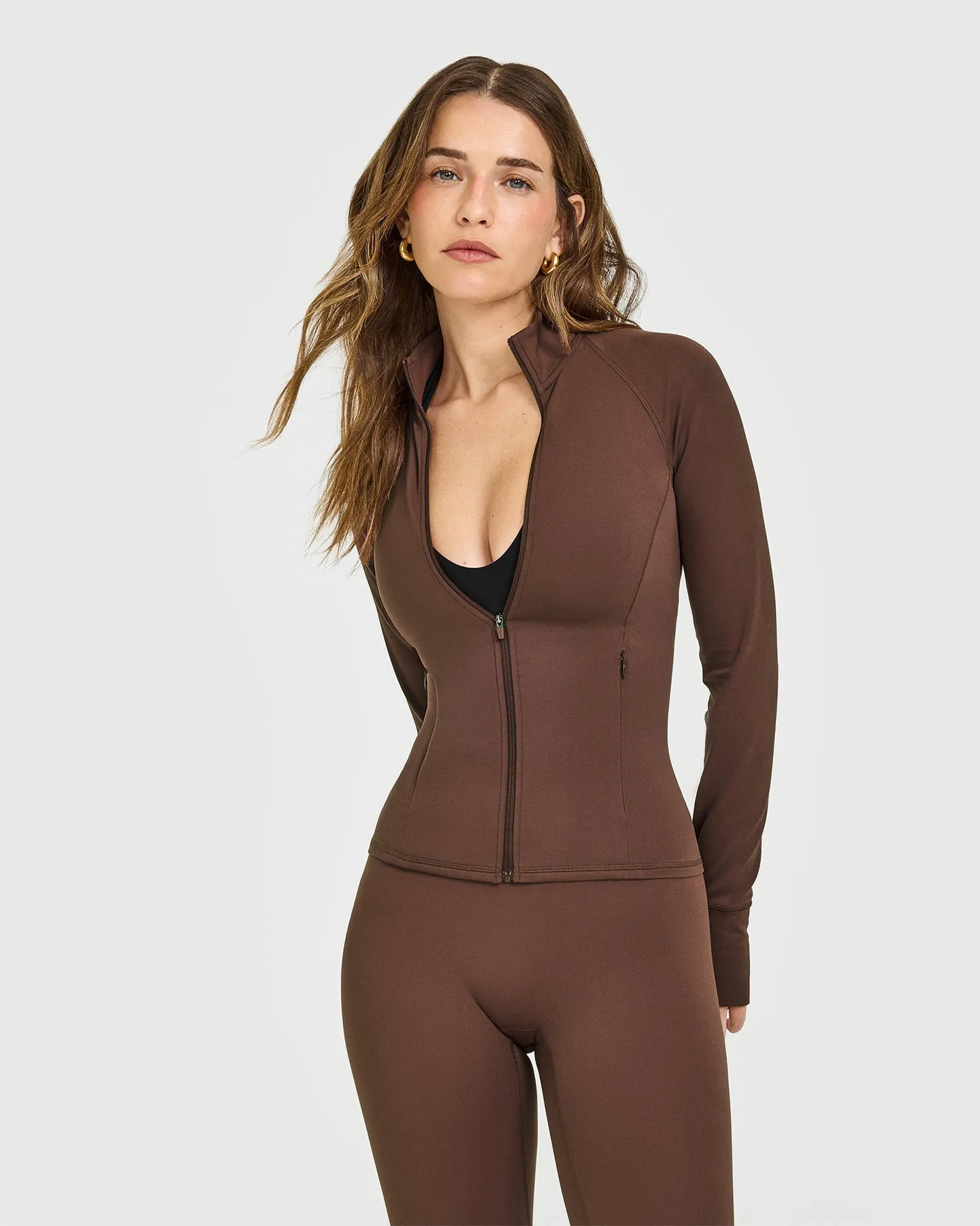 SoftMotion™ Jacket | Espresso Brown sold by Oner Active