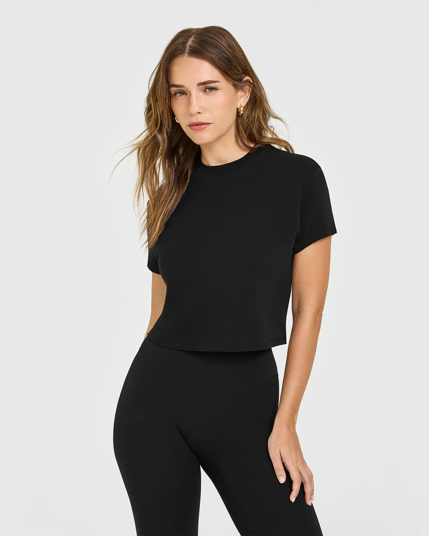 Cotton Relaxed T-Shirt | Black sold by Oner Active