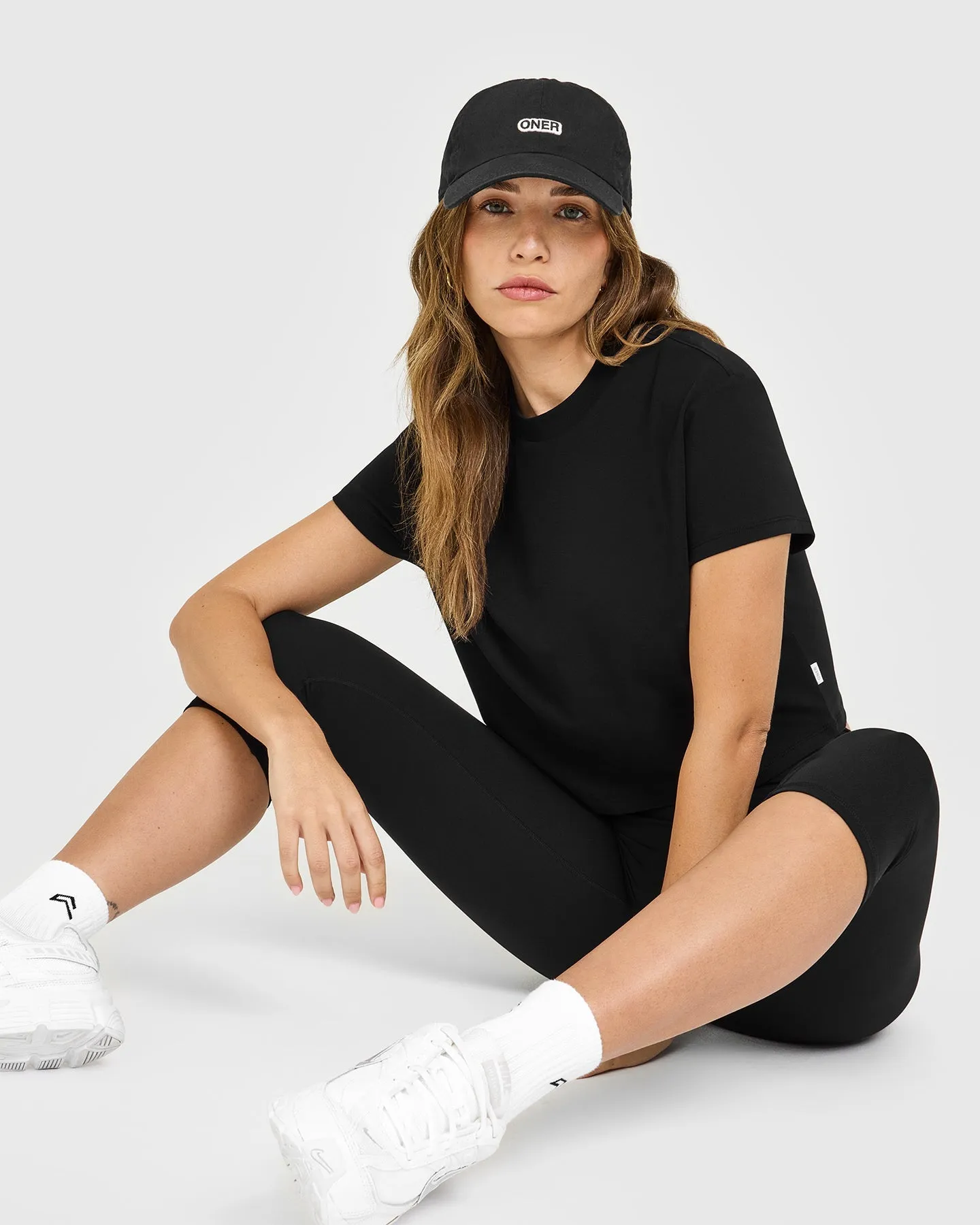 Cotton Relaxed T-Shirt | Black sold by Oner Active product image thumbnail 2