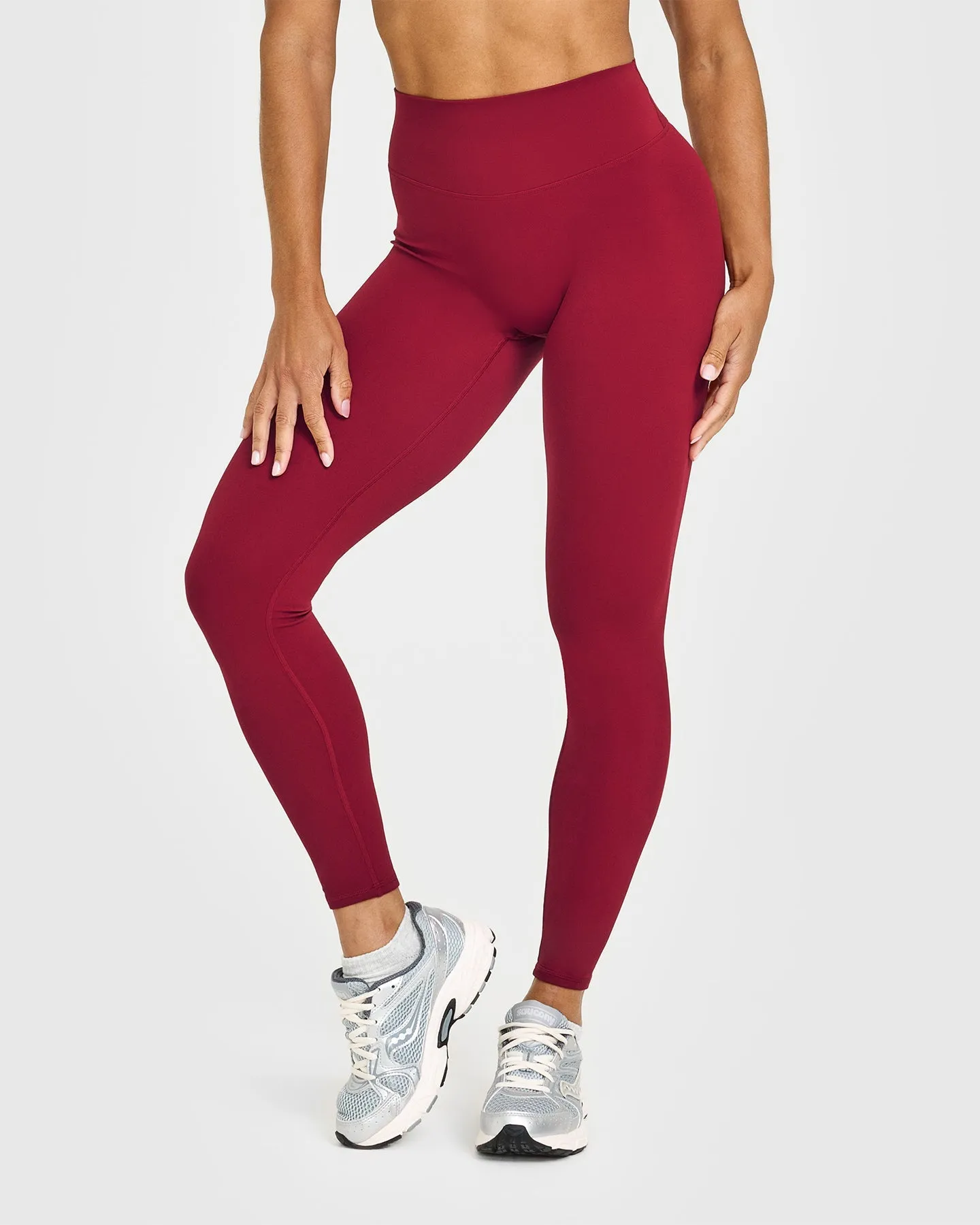 SoftMotion™ High Waisted Leggings | Ruby Red sold by Oner Active