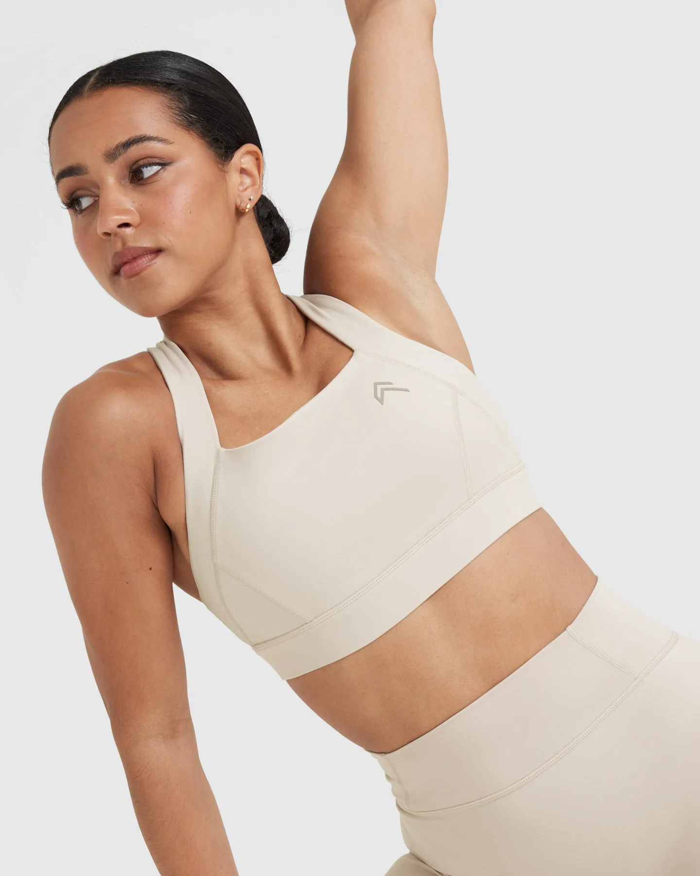 Timeless Wide Strap Sports Bra | Sand sold by Oner Active product image thumbnail 4