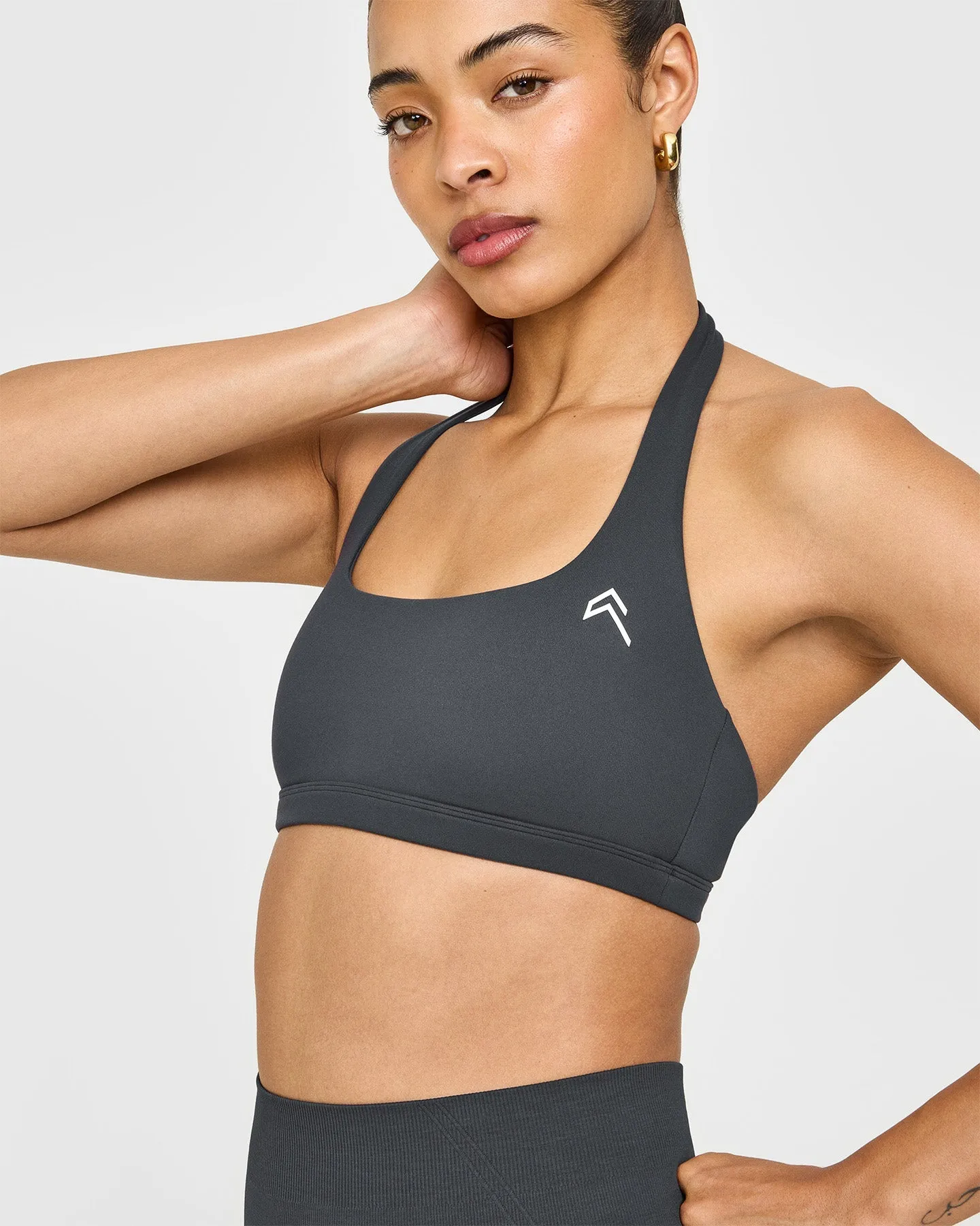 EasyLift™ Halter Bralette | Coal sold by Oner Active product image thumbnail 5