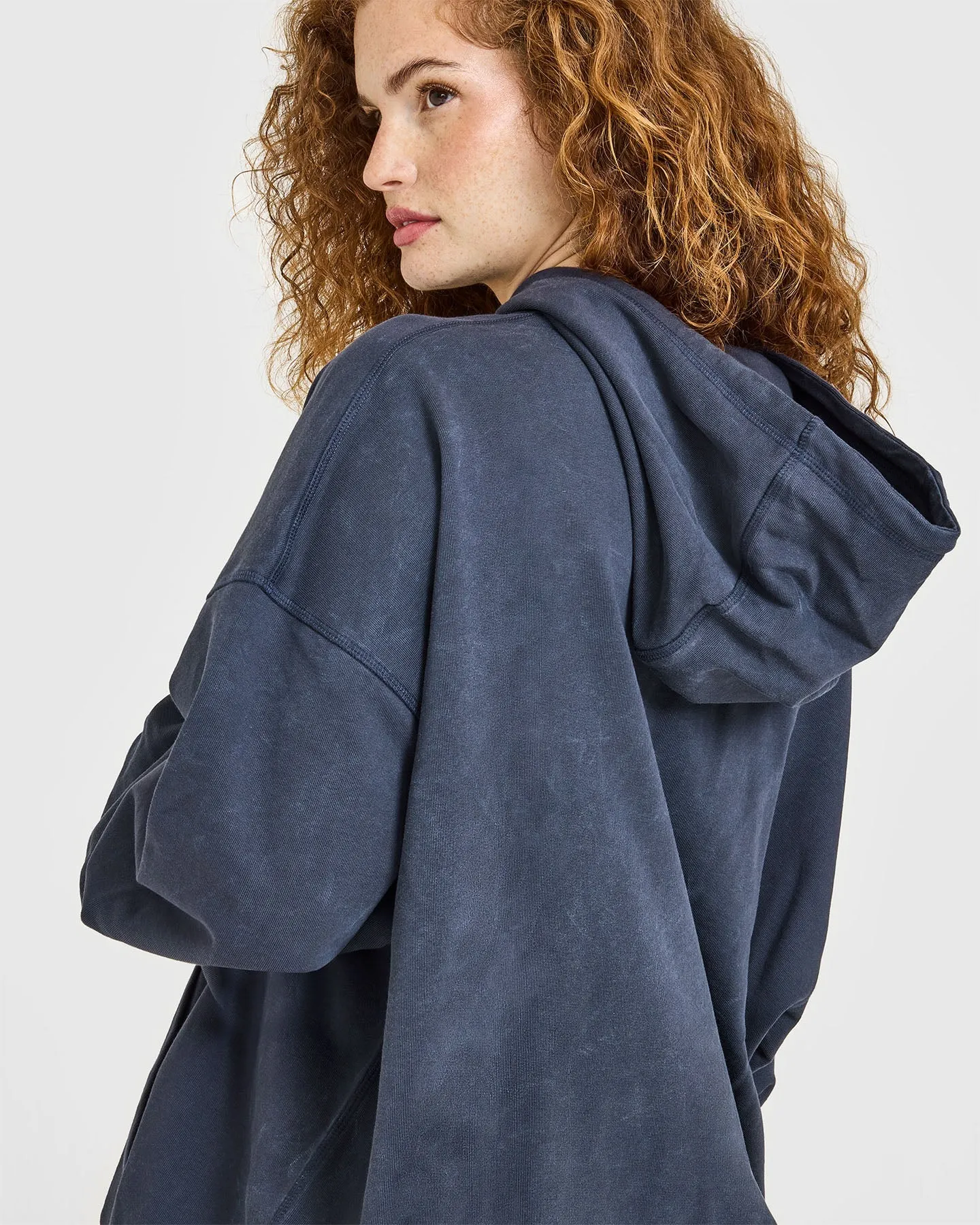 Raw Lounge Oversized Hoodie | Washed True Blue sold by Oner Active product image thumbnail 4