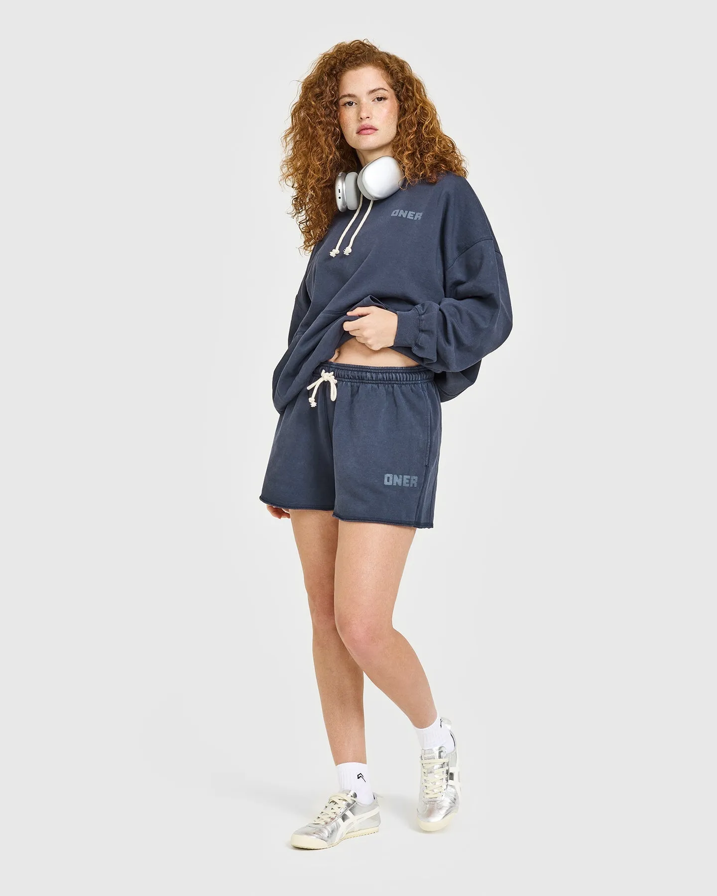 Raw Lounge Oversized Hoodie | Washed True Blue sold by Oner Active product image thumbnail 3