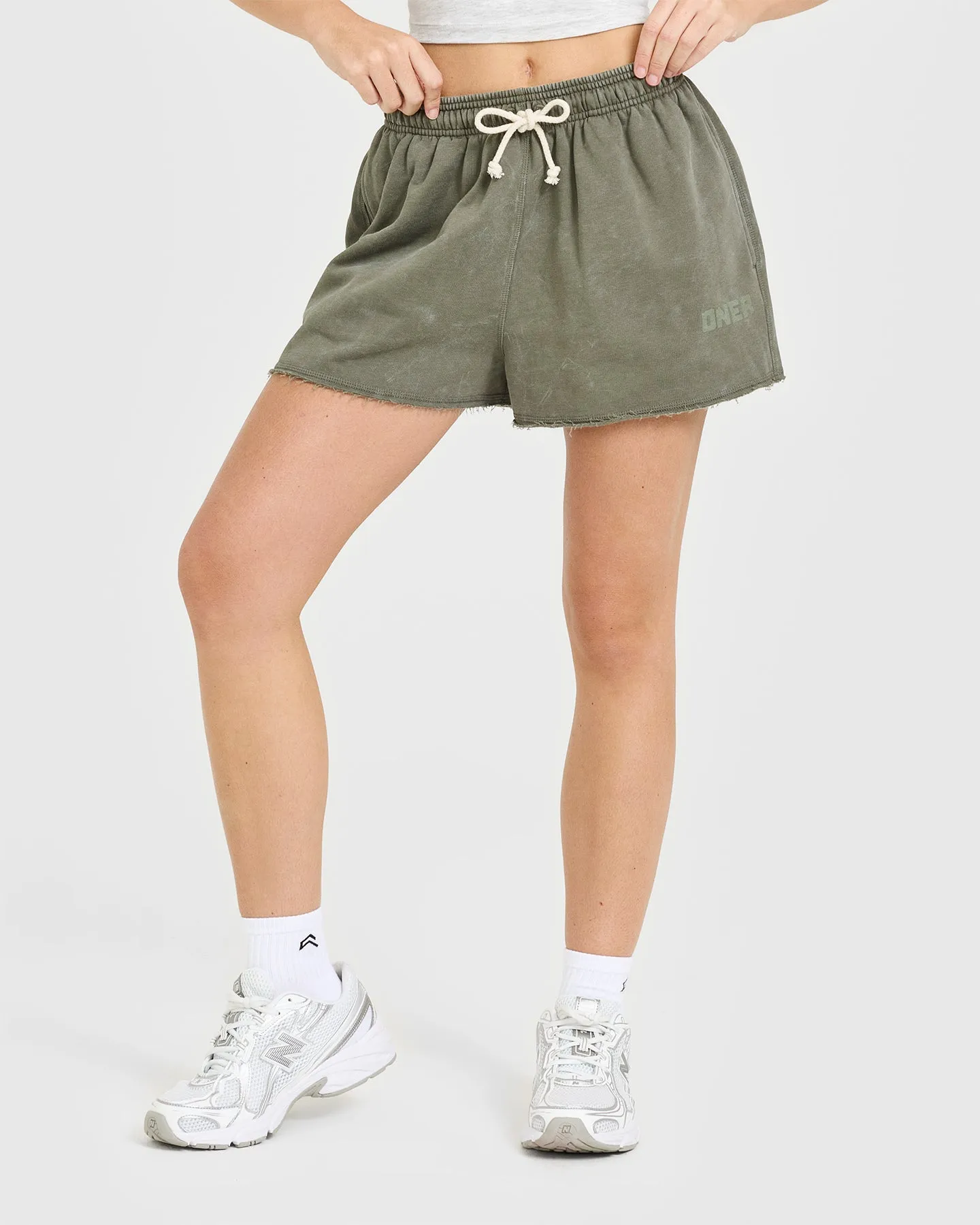 Raw Lounge Oversized Shorts | Washed Alpine Green sold by Oner Active