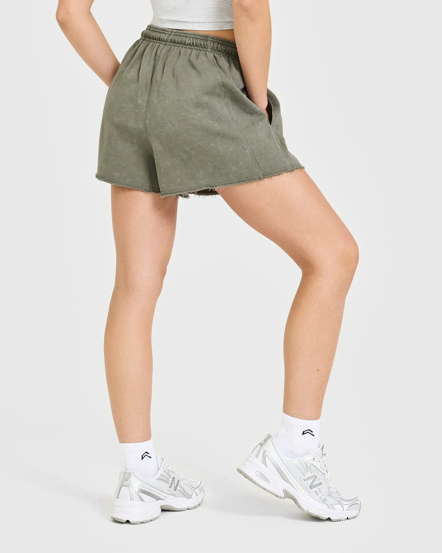 Raw Lounge Oversized Shorts | Washed Alpine Green sold by Oner Active product image thumbnail 2