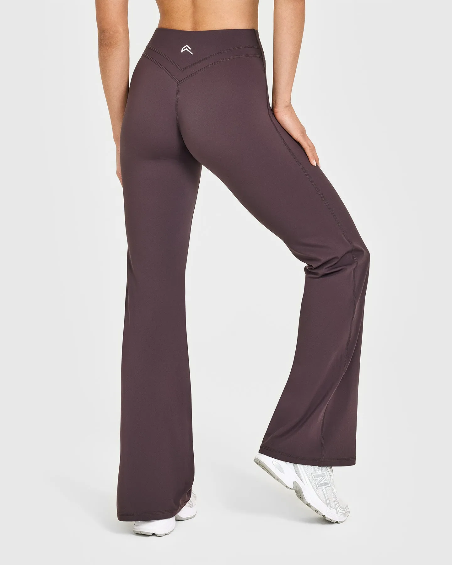 Unified Wrap Flared Bottoms | Dark Umber Brown sold by Oner Active product image thumbnail 4