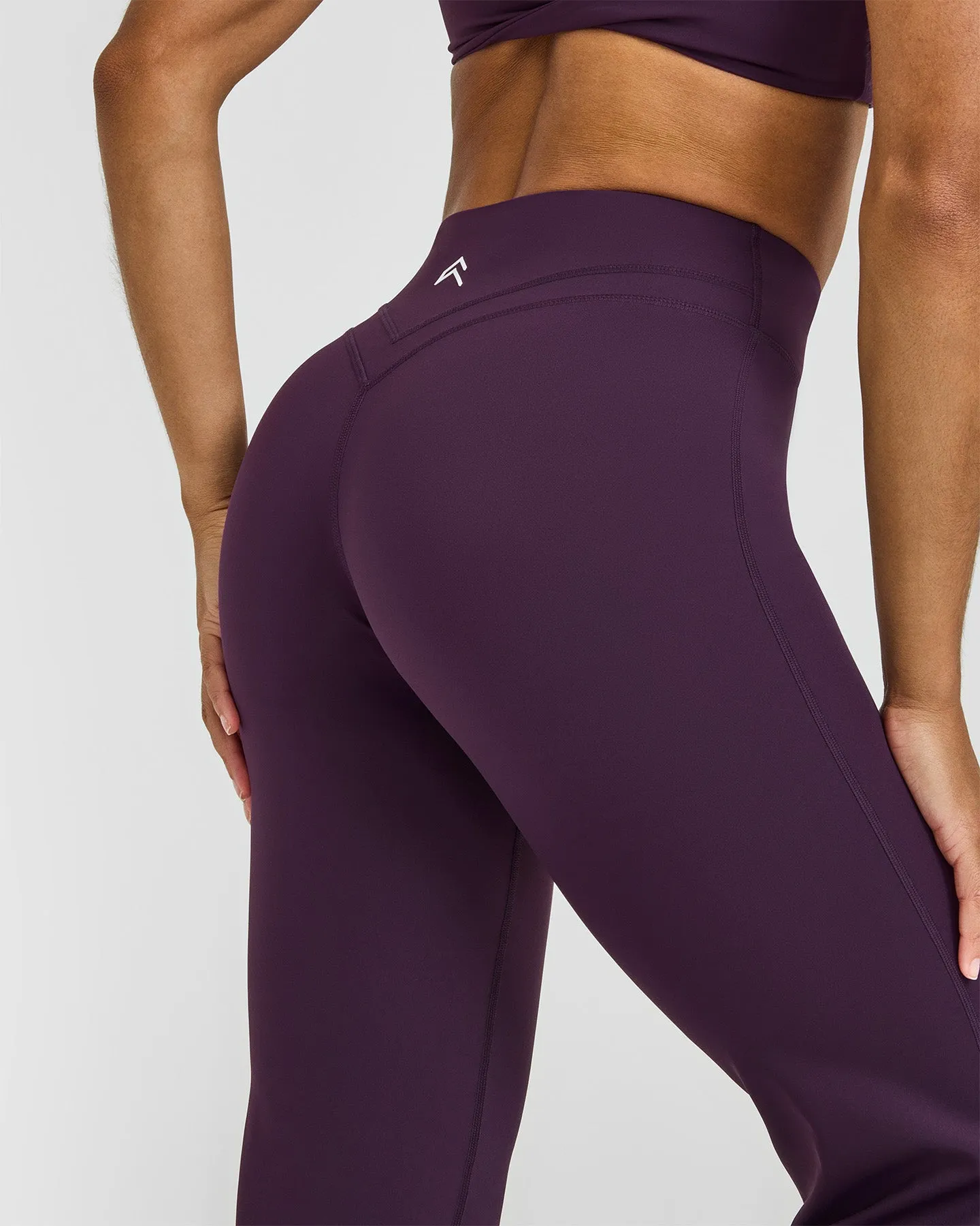 Unified Wrap Flared Bottoms | Blackberry Purple sold by Oner Active product image thumbnail 5