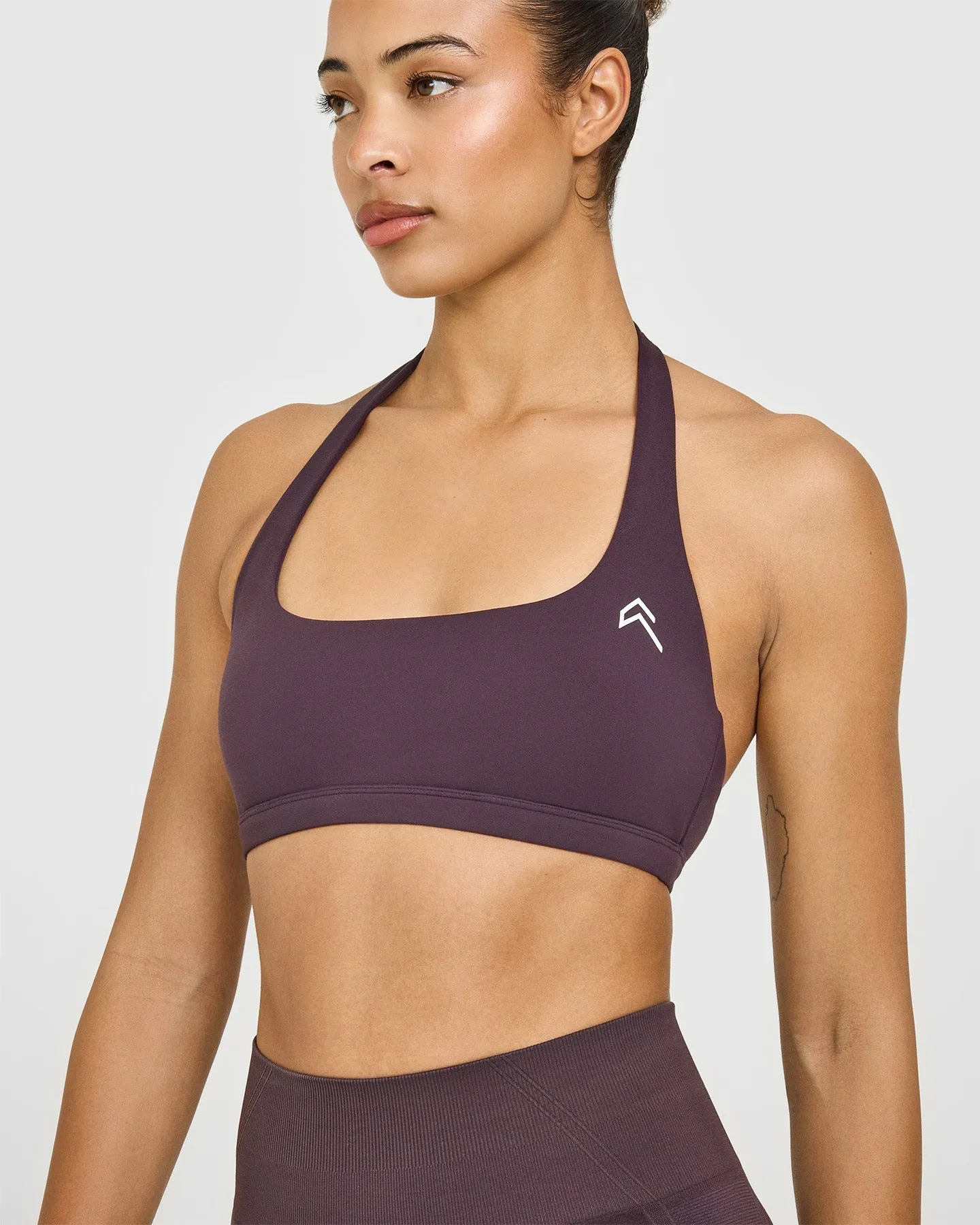 EasyLift™ Halter Bralette | Dark Umber Brown sold by Oner Active product image thumbnail 4