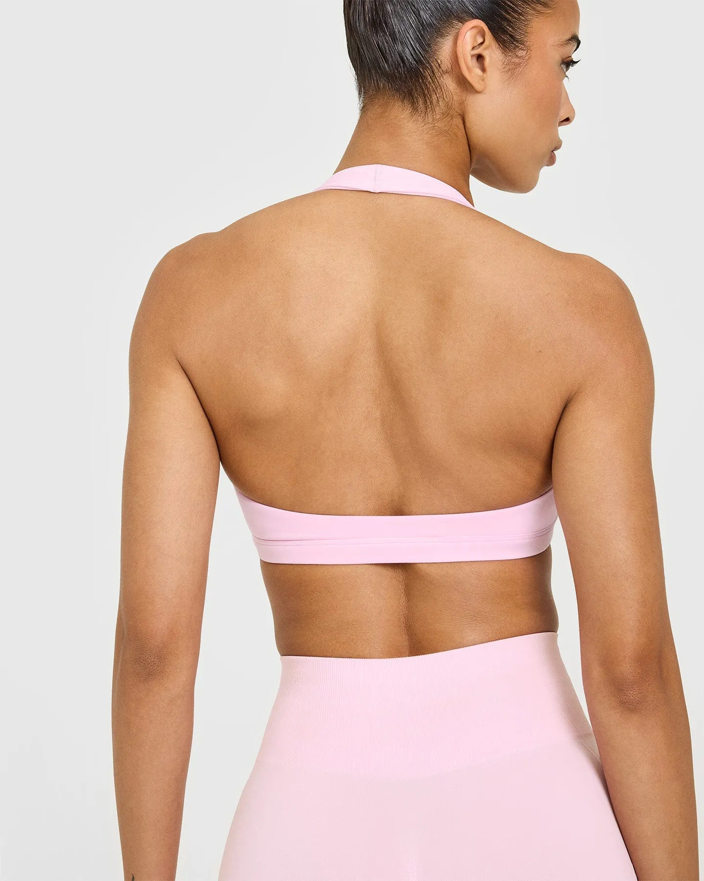 EasyLift™ Halter Bralette | Chalk Pink sold by Oner Active product image thumbnail 4