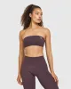 Unified Micro Bandeau Bralette | Dark Umber Brown sold by Oner Active