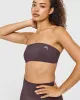 Unified Micro Bandeau Bralette | Dark Umber Brown sold by Oner Active