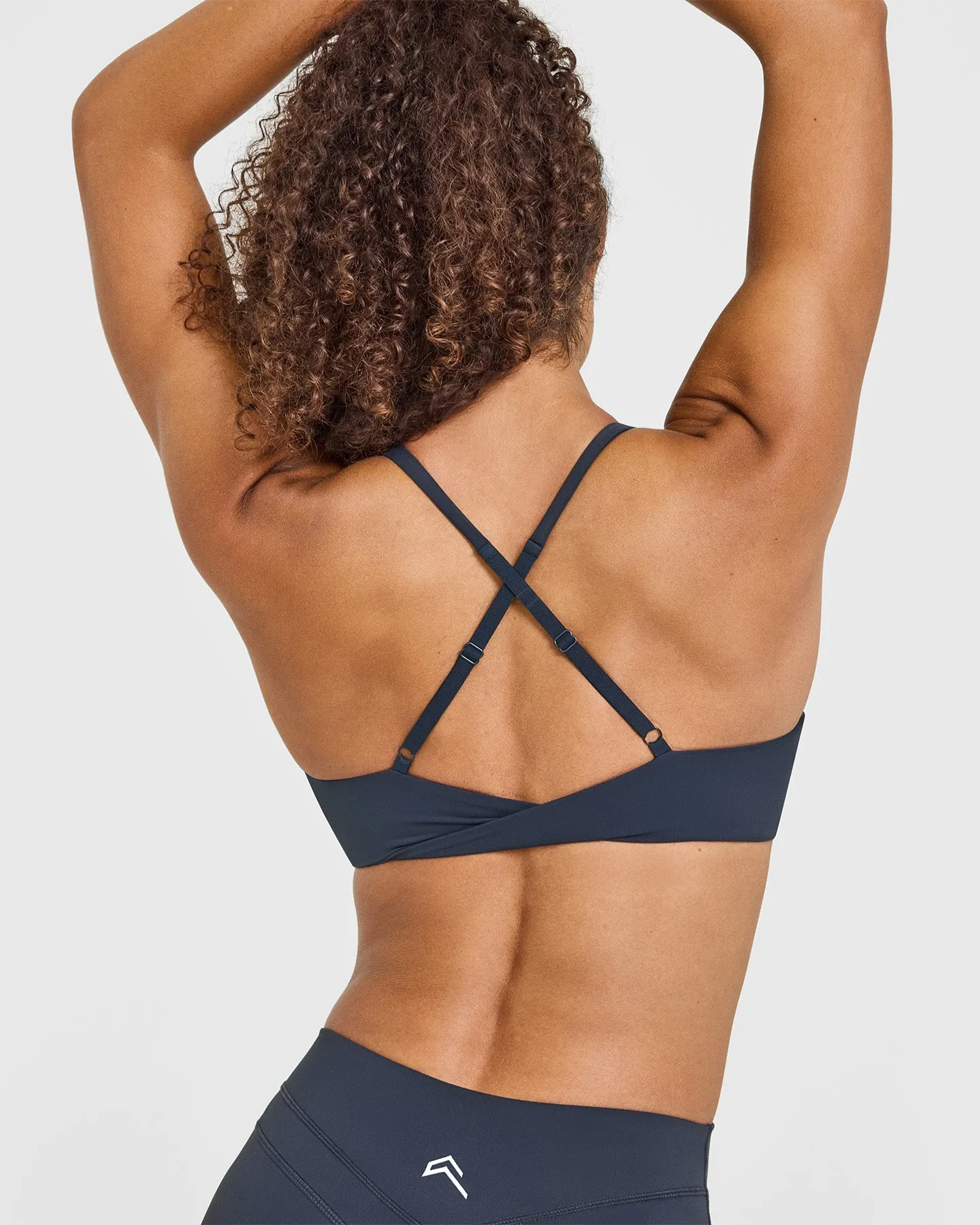 Unified Micro Bralette White Logo | True Blue sold by Oner Active product image thumbnail 5