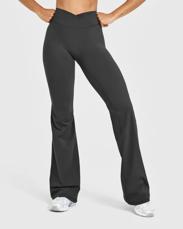 Unified Wrap Flared Bottoms White Logo | Coal made by Oner Active