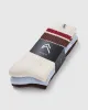 Stripe Slouchy Socks 3 Pack | Ruby Red/ Espresso Brown sold by Oner Active