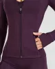 Timeless Jacket with White Logo | Blackberry Purple sold by Oner Active
