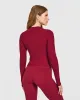 Mellow™ Rib Mid Long Sleeve Cardigan | Ruby Red sold by Oner Active