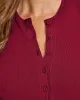 Mellow™ Rib Mid Long Sleeve Cardigan | Ruby Red sold by Oner Active