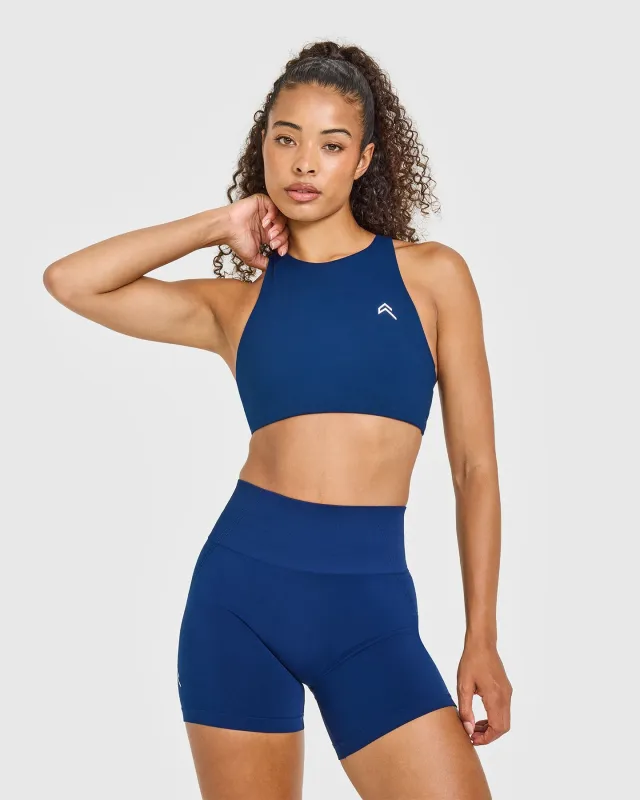 EasyLift™ High Neck Sports Bra | Midnight sold by Oner Active