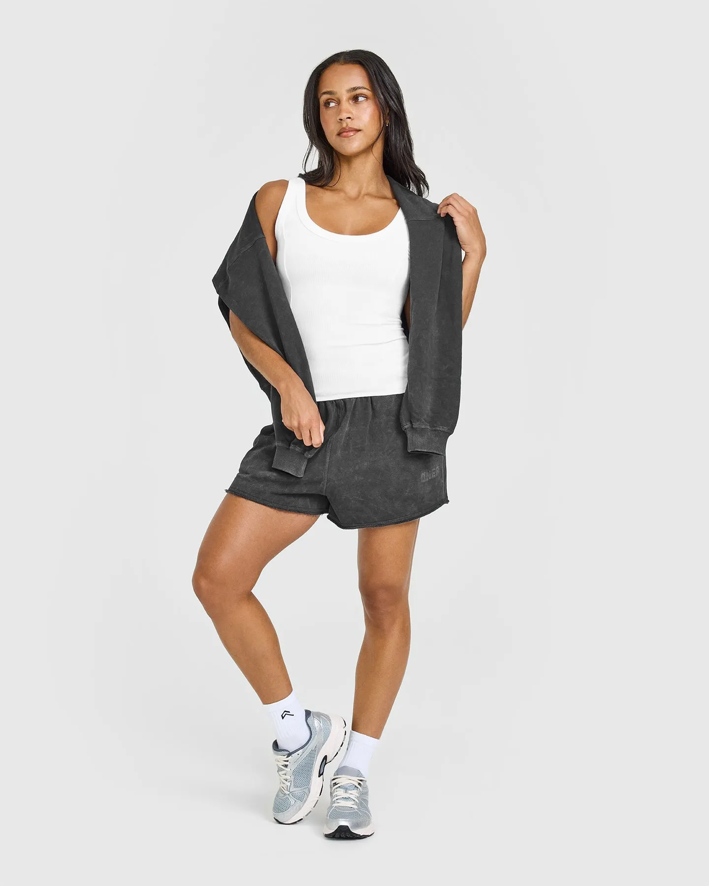 Mellow™ Rib Scoop Neck Vest | White sold by Oner Active product image thumbnail 3