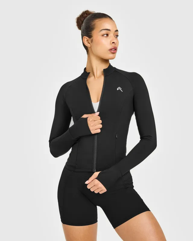 Unified Pocket Jacket White Logo | Black sold by Oner Active