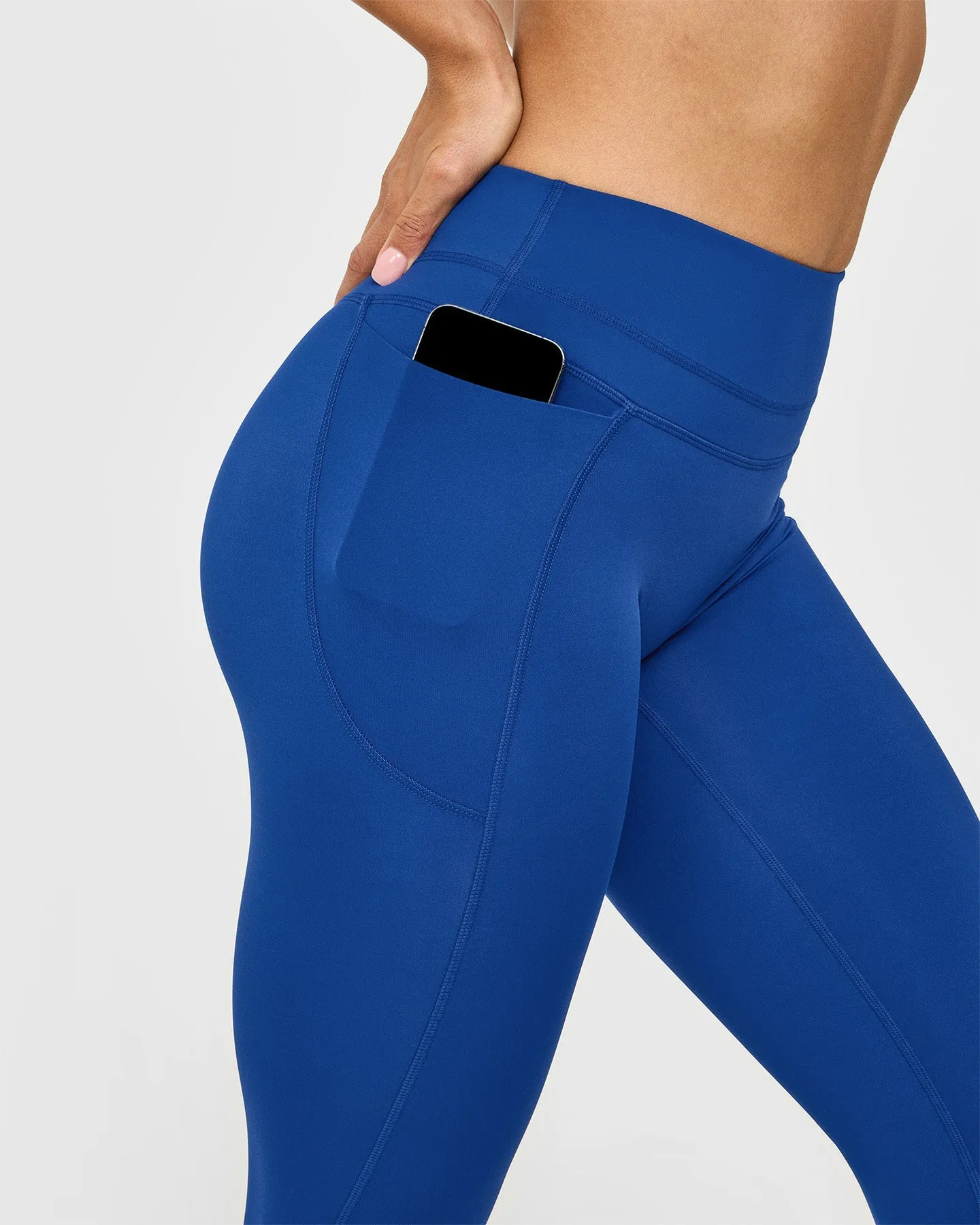 Unified High Waisted Pocket Leggings | Vintage Navy sold by Oner Active product image thumbnail 5