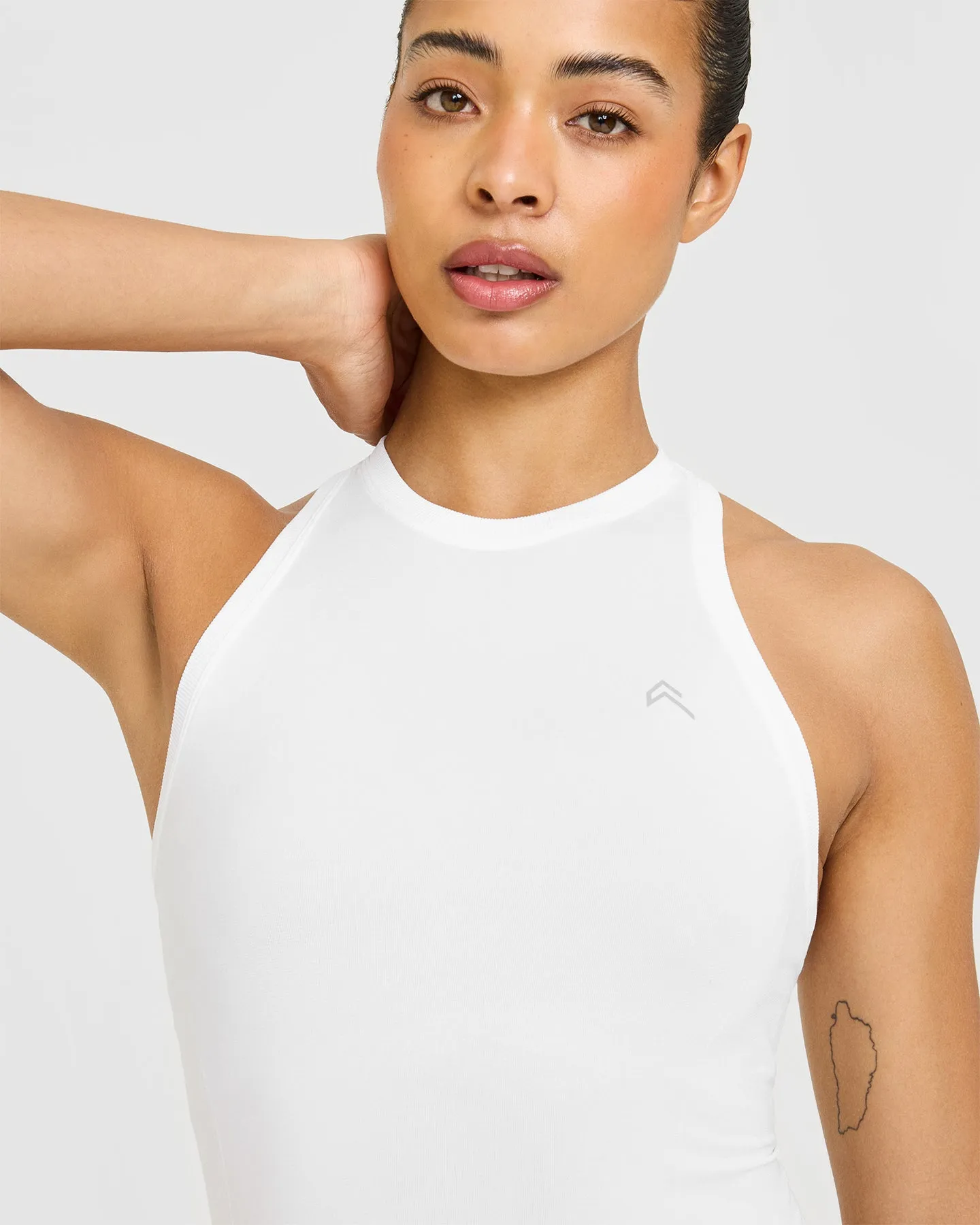 Go To Seamless Fitted Vest | White sold by Oner Active product image thumbnail 2