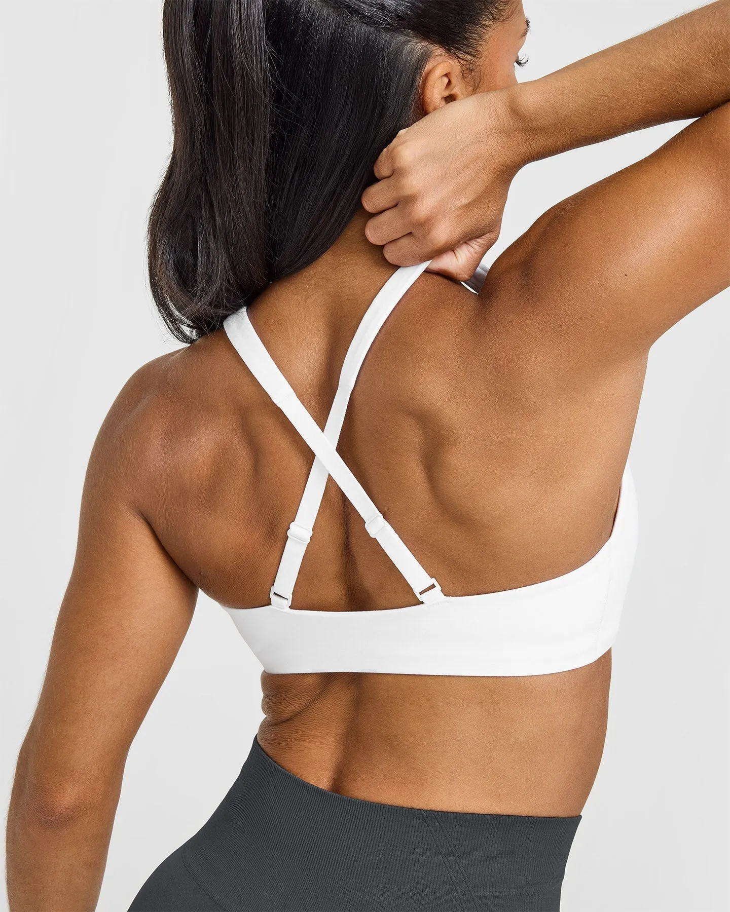 EasyLift™ Cross Back Sports Bra | White sold by Oner Active product image thumbnail 4