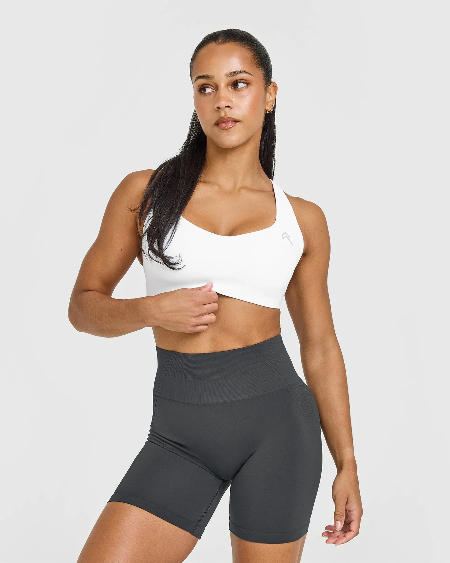 EasyLift™ Cross Back Sports Bra | White sold by Oner Active