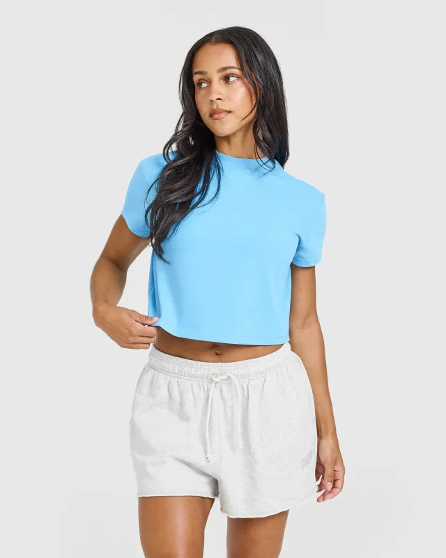Cotton Relaxed T-Shirt | Arctic Blue sold by Oner Active