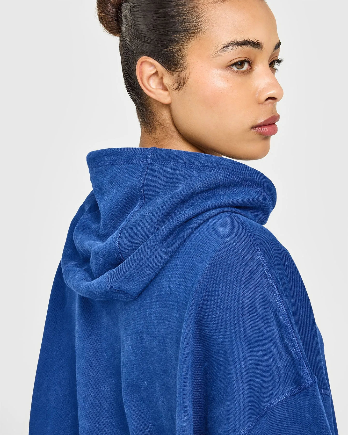 Raw Lounge Oversized Hoodie | Washed Vintage Navy sold by Oner Active product image thumbnail 4