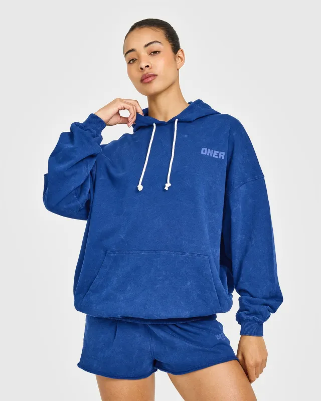 Raw Lounge Oversized Hoodie | Washed Vintage Navy sold by Oner Active