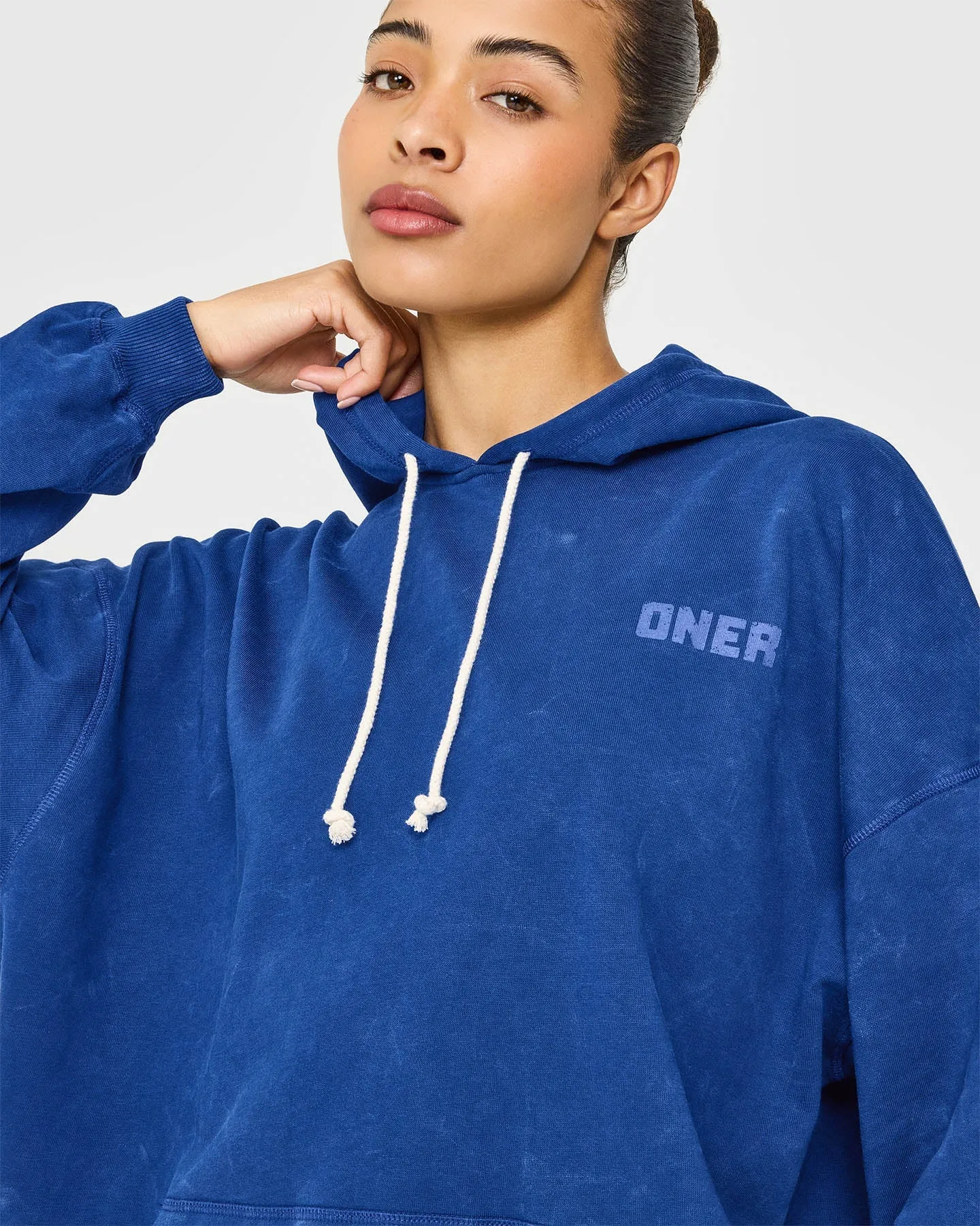 Raw Lounge Oversized Hoodie | Washed Vintage Navy sold by Oner Active product image thumbnail 5