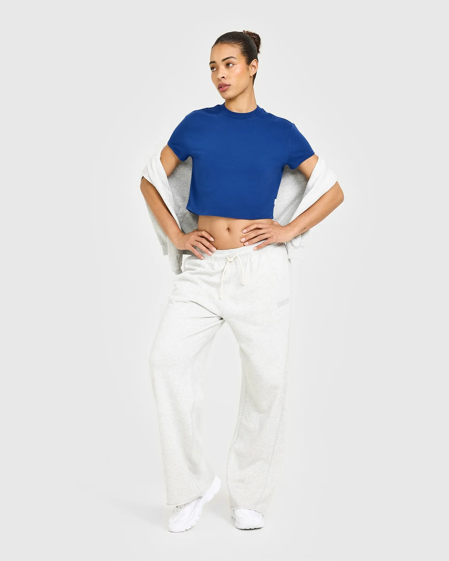 Cotton Relaxed T-Shirt | Vintage Navy sold by Oner Active product image thumbnail 3