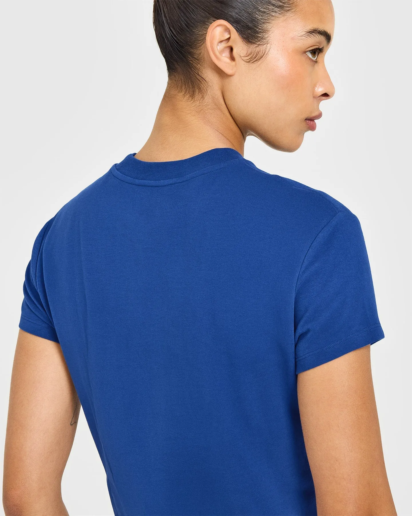 Cotton Relaxed T-Shirt | Vintage Navy sold by Oner Active product image thumbnail 4