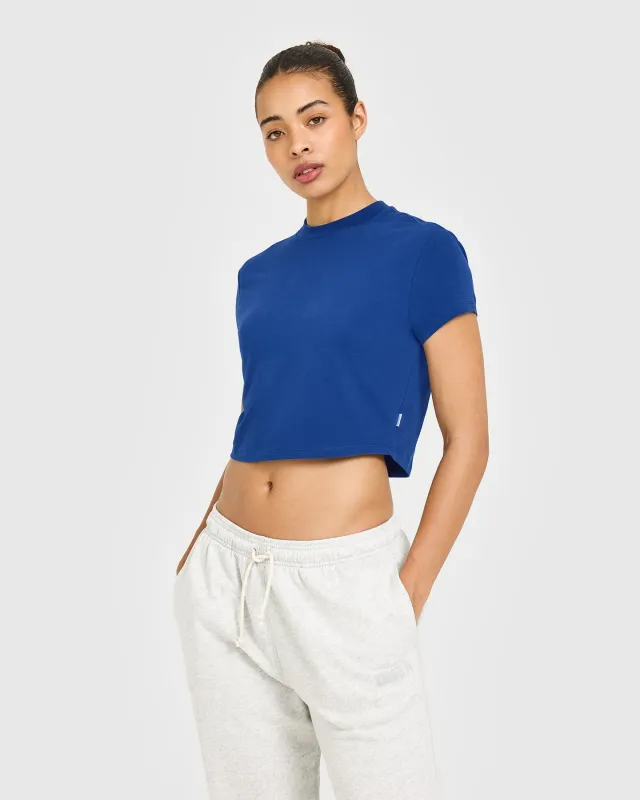Cotton Relaxed T-Shirt | Vintage Navy sold by Oner Active