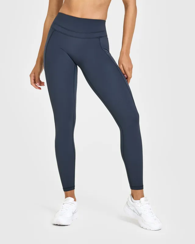Unified High Waisted Pocket Leggings | True Blue sold by Oner Active