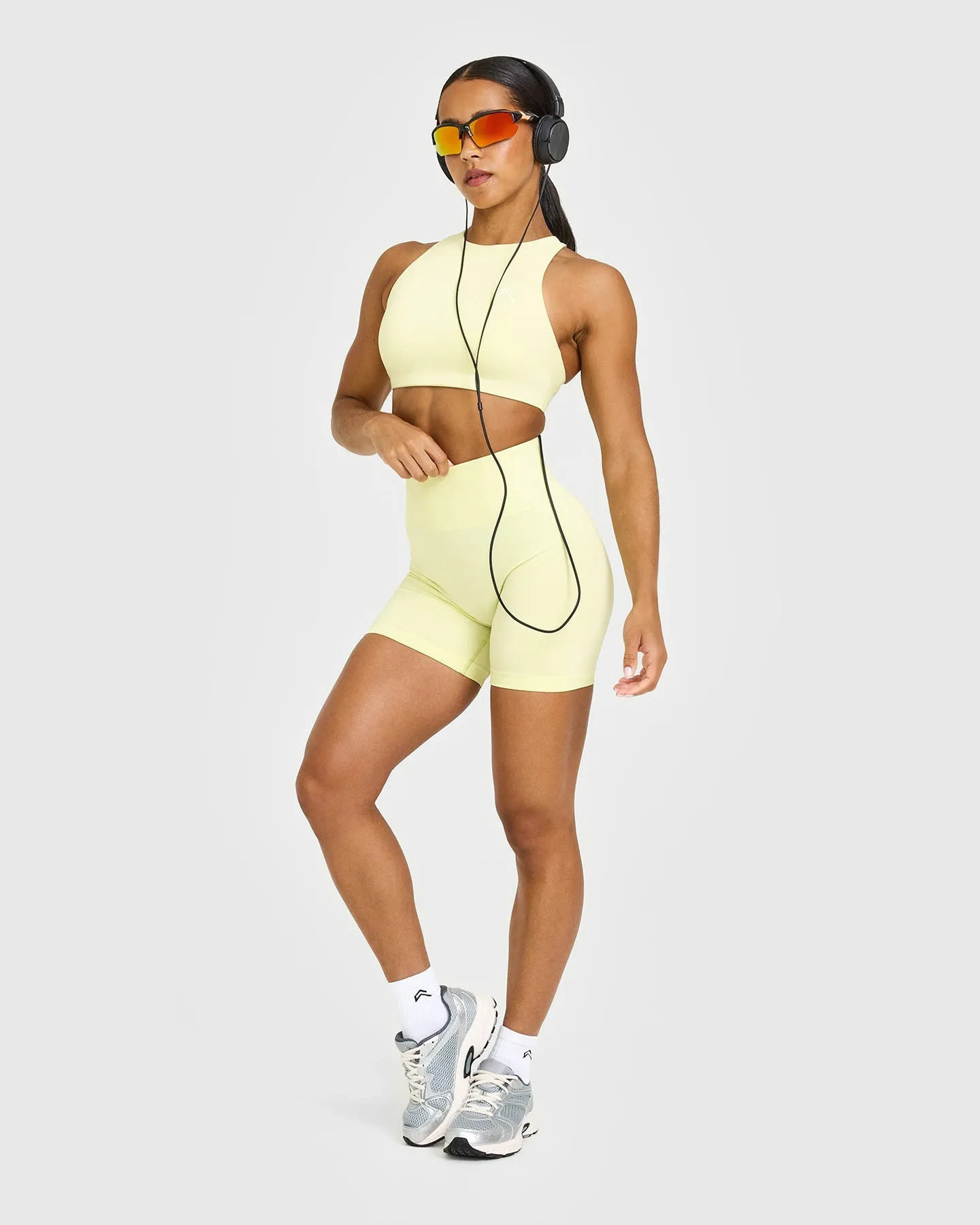 Effortless Seamless Shorts | Pastel Yellow sold by Oner Active product image thumbnail 3
