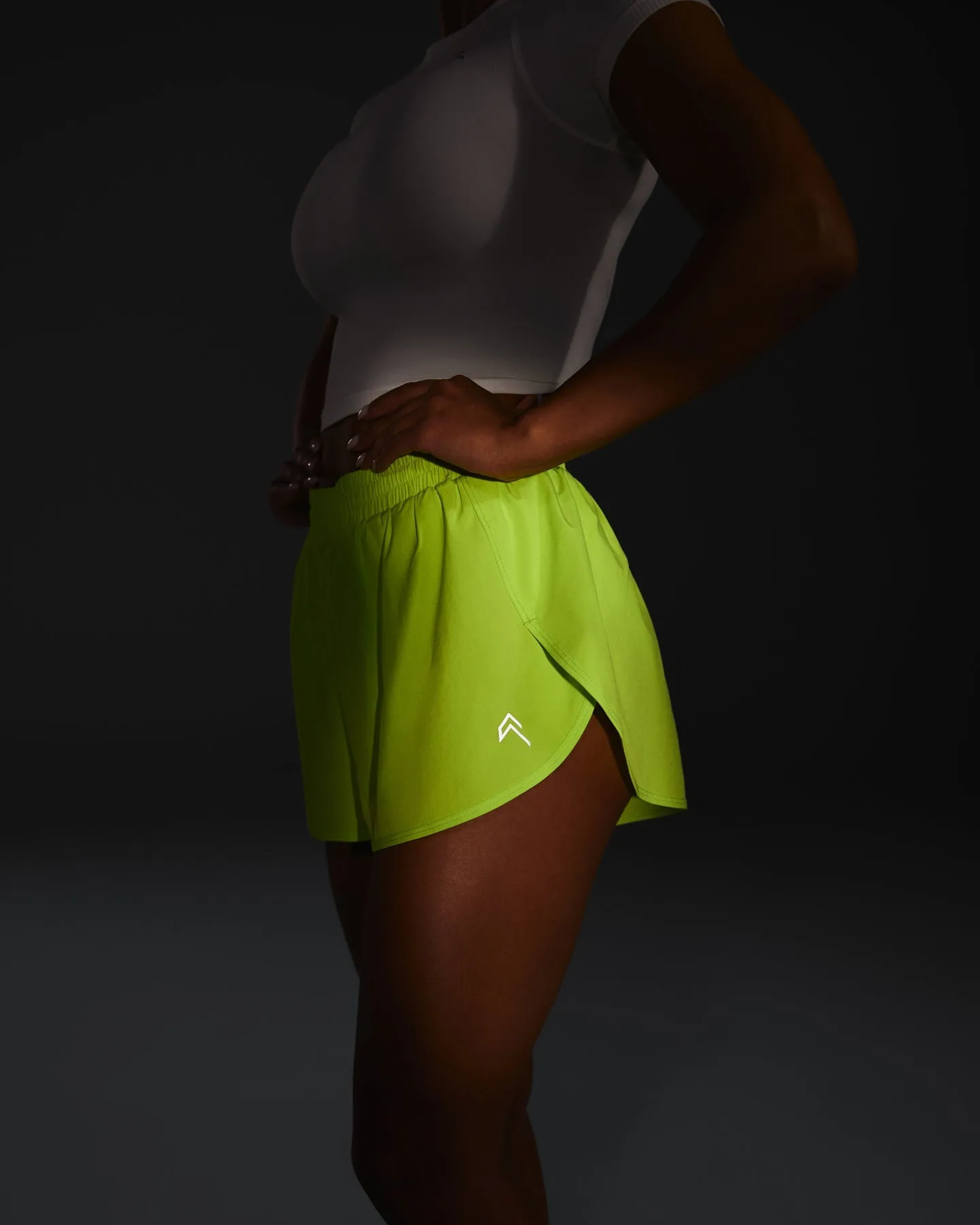 AirMove™ Lined Shorts 3" | Charged Lime Green sold by Oner Active product image thumbnail 3
