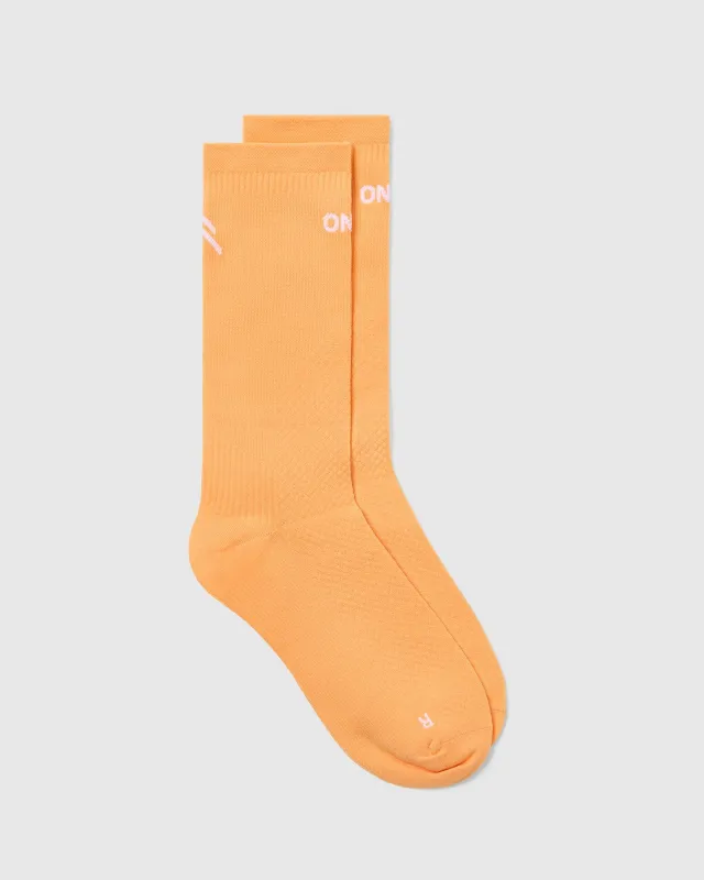 Crew Running Socks 1 Pack | Powdered Orange sold by Oner Active
