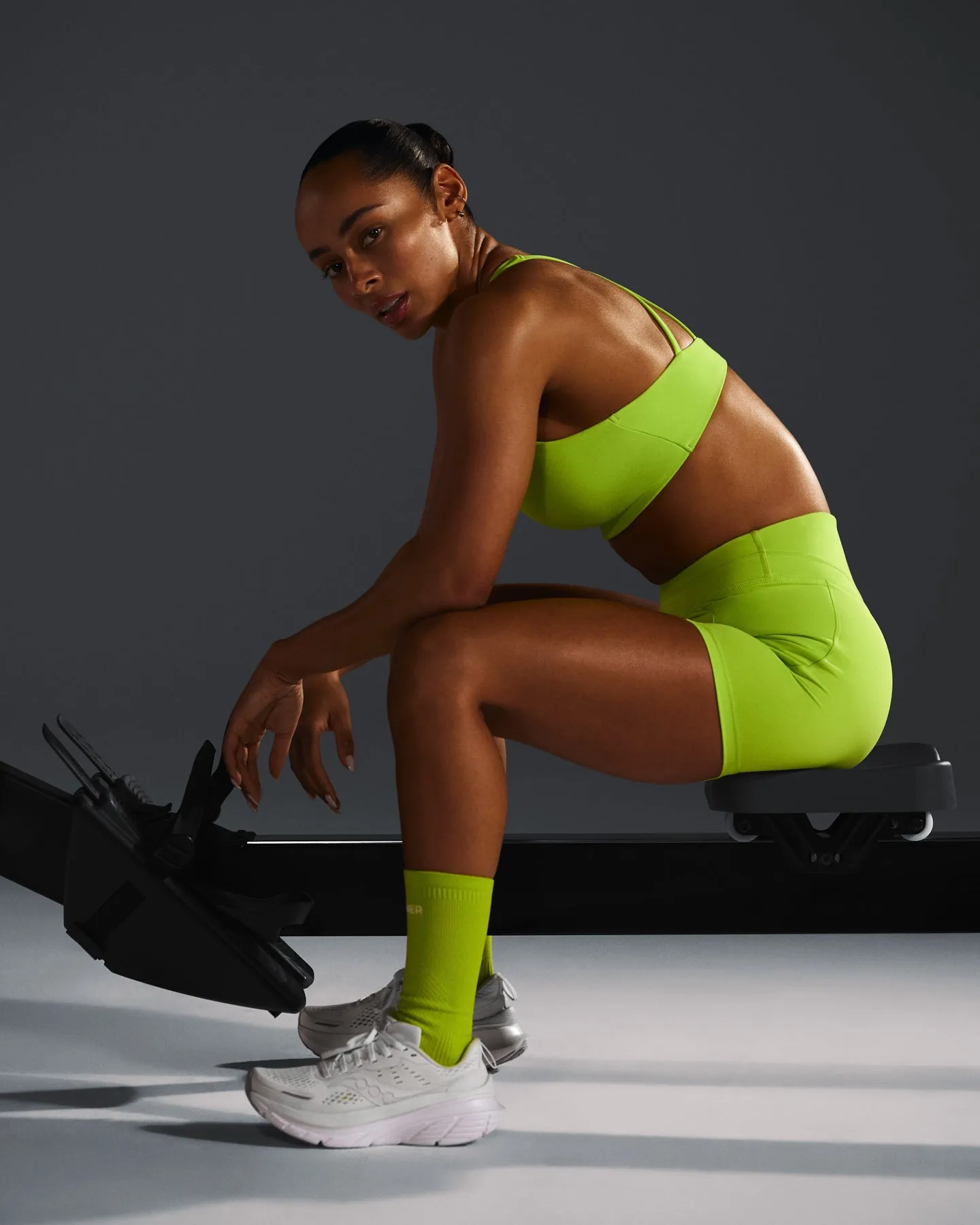 Crew Running Socks 1 Pack | Charged Lime Green sold by Oner Active product image thumbnail 4