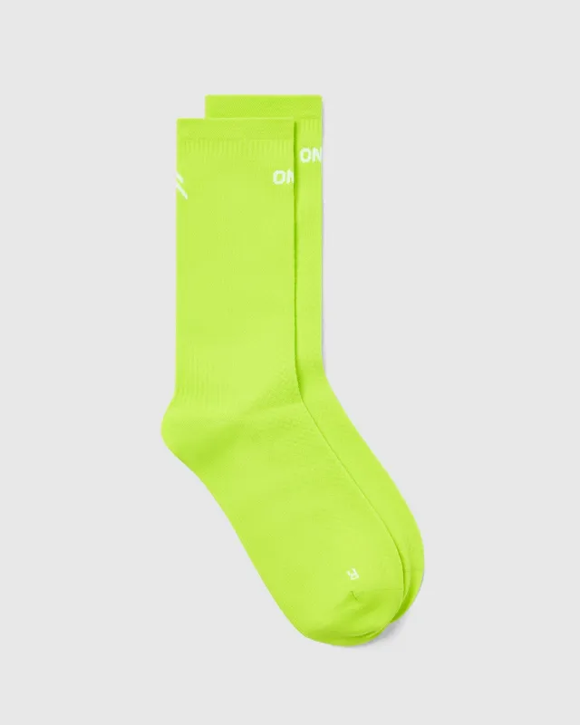 Crew Running Socks 1 Pack | Charged Lime Green sold by Oner Active