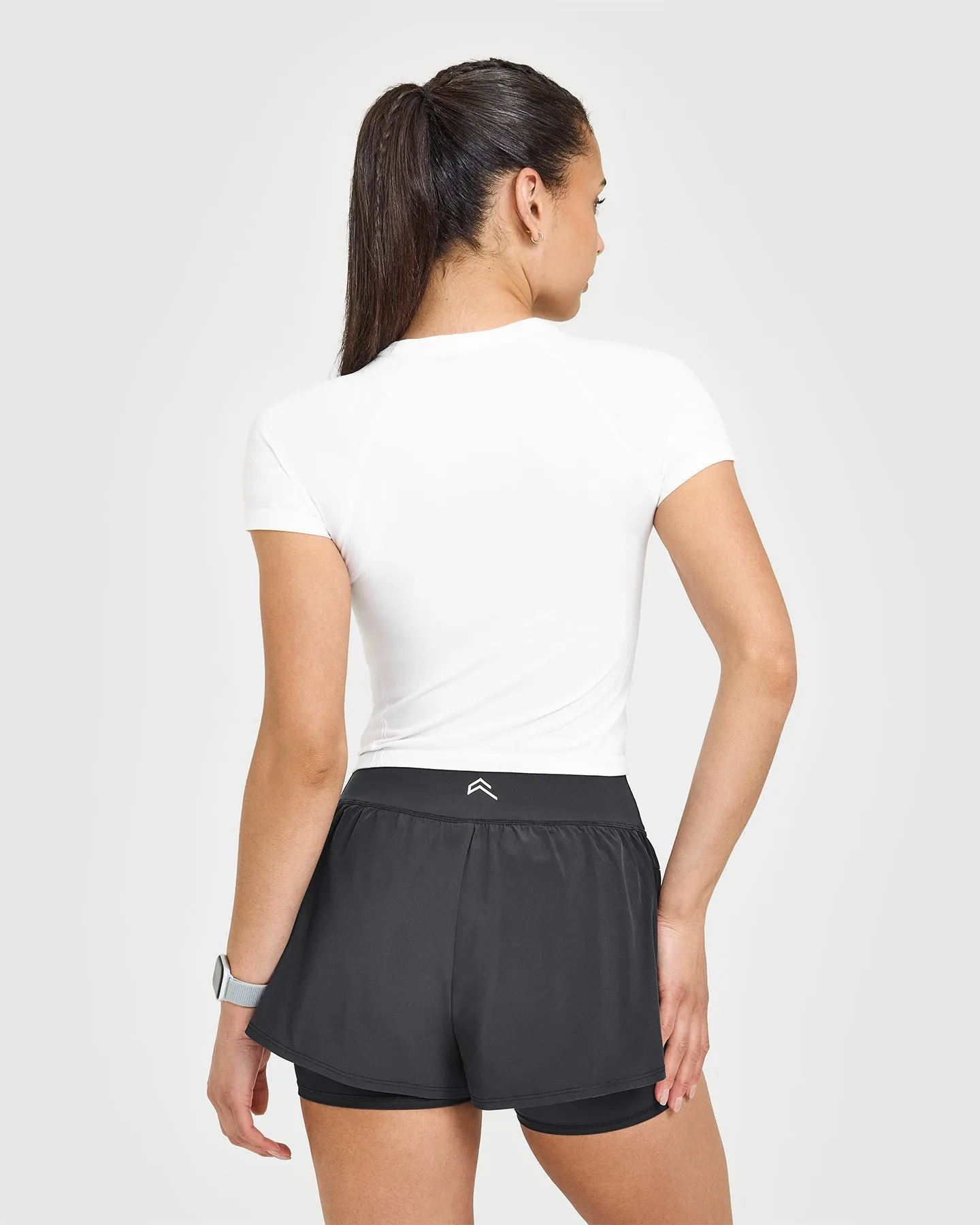 Go To Seamless Fitted Mid Top | White sold by Oner Active product image thumbnail 4