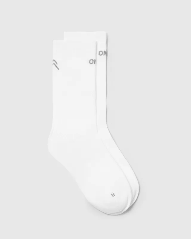 Crew Running Socks 1 Pack | White sold by Oner Active