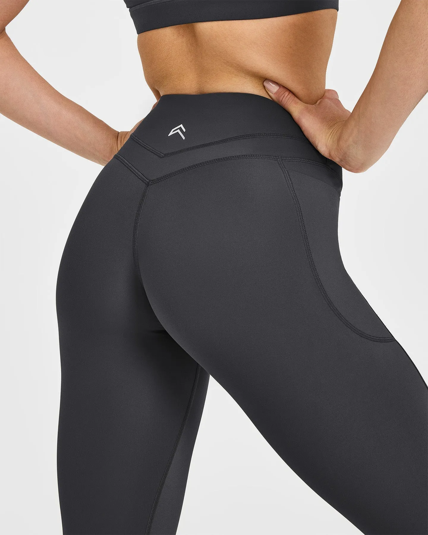 Unified High Waisted Pocket Leggings | Coal sold by Oner Active product image thumbnail 5