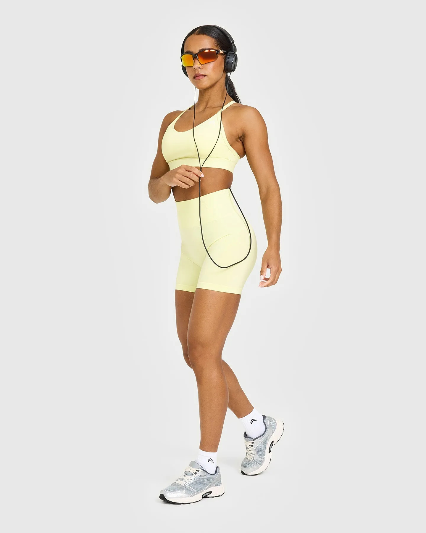 Everyday Sports Bra | Pastel Yellow sold by Oner Active product image thumbnail 3