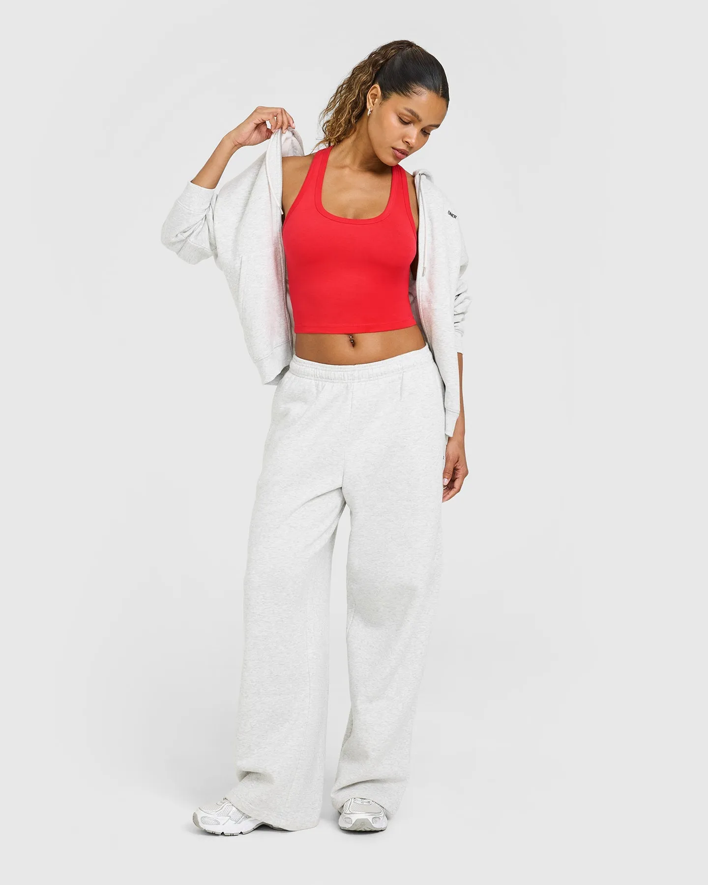 Cotton Fitted Mid Vest | Muscle Mommy Red sold by Oner Active product image thumbnail 2