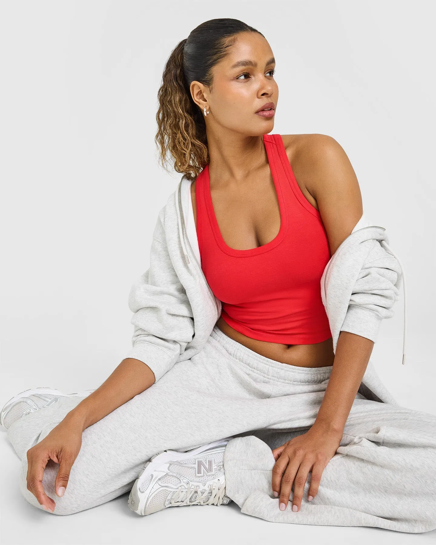 Cotton Fitted Mid Vest | Muscle Mommy Red sold by Oner Active product image thumbnail 3