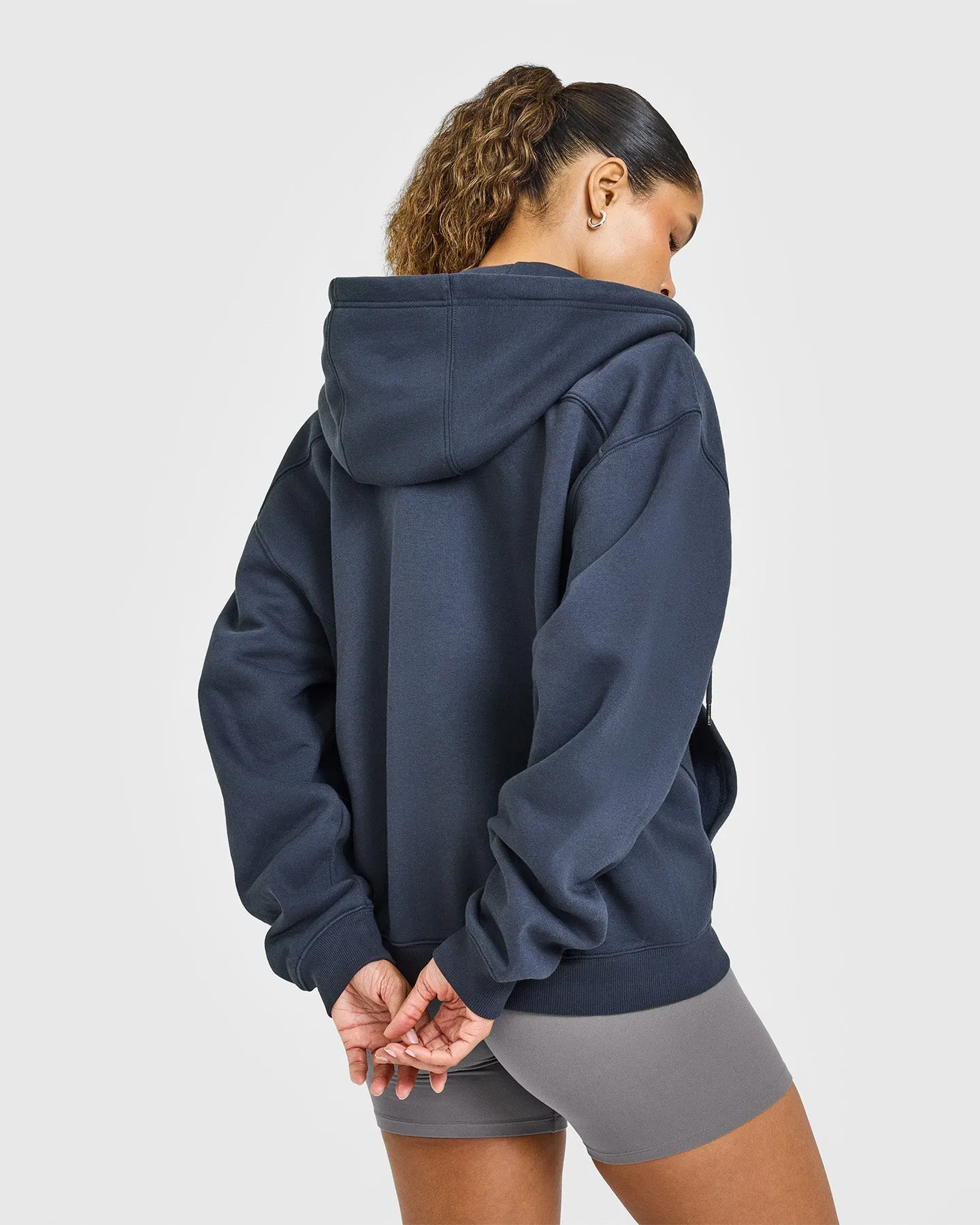 Foundations Zip Through Hoodie | True Blue sold by Oner Active product image thumbnail 4